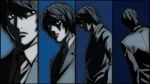 Light Yagami Manga Collage Wallpaper