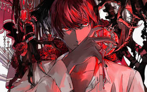 Light Yagami Red Crystal Heart Wallpaper