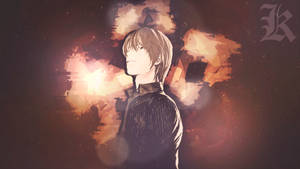 Light Yagami Vintage Style Wallpaper