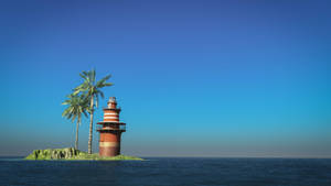 Lighthouse Render Wallpaper