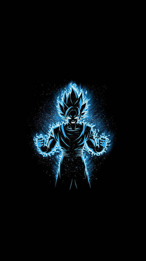 Lighting Blue Goku Black Pfp Wallpaper