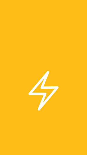 Lightning Bolt Vector Outline Smart Wallpaper