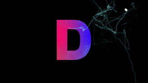 Lightning Letter D Wallpaper