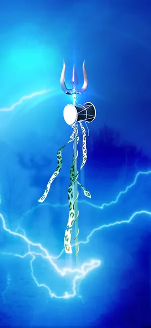 Lightning Rod Trishul Wallpaper