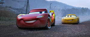 Lightning With Cruz Cars 3 Wallpaper