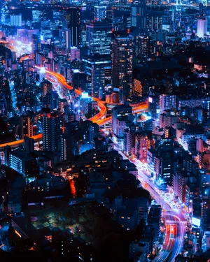 Lights City Night View Wallpaper