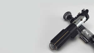 Lightsabers Crossed In Epic Star Wars Lightsaber Duel Wallpaper