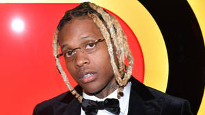 Lil Durk Wearing Eyeglasses Wallpaper