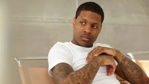 Lil Durk White Tee Wallpaper