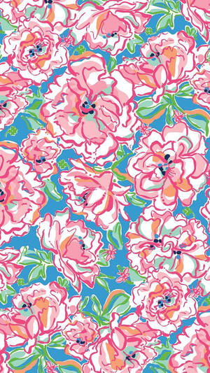 Lilly Pulitzer Pink Carnation Wallpaper