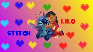 Lilo And Stitch 3d Hug Wallpaper