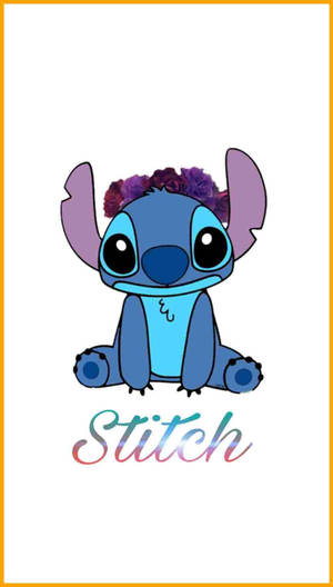 Lilo And Stitch Flower Crown Wallpaper