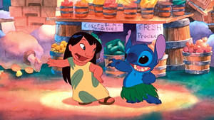 Lilo And Stitch Hula Wallpaper