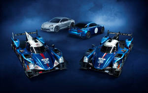 Line-up Of Different Alpine Models Wallpaper