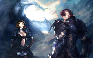 Lineage Man And Woman Wallpaper