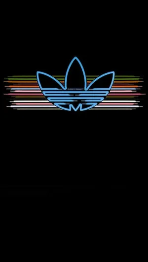 Lines Behind Logo Of Adidas Iphone Wallpaper