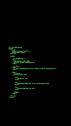 Lines Code Iphone Wallpaper
