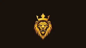 Lion Cool King Logo Wallpaper
