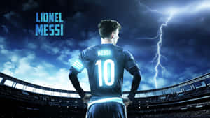 Lionel Messi Back Angle Shot Football Pc Wallpaper