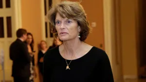 Lisa Murkowski In A Sophisticated Black Dress Wallpaper