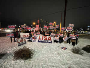 Lisa Murkowski On Election Night Wallpaper