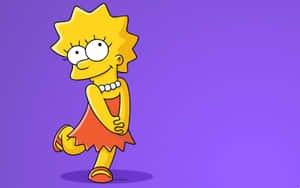 Lisa Simpsons Aesthetic Iphone Theme Wallpaper