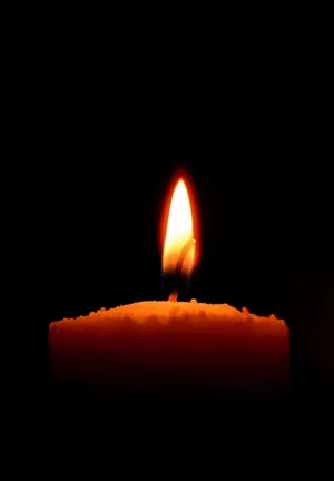 Lit Candle Dark Ipad 2021 Wallpaper
