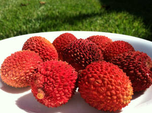 Litchis On Open Air Wallpaper