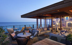 Little Beach House Malibu Wallpaper