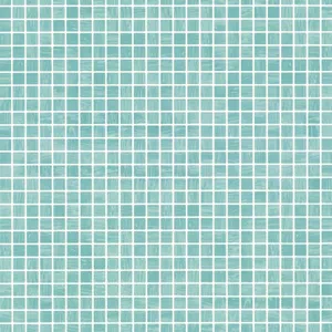 Little Blue Tiles Wallpaper