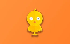 Little Cartoon Chick Cute Laptop Wallpaper