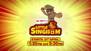 Little Singham In Action Wallpaper