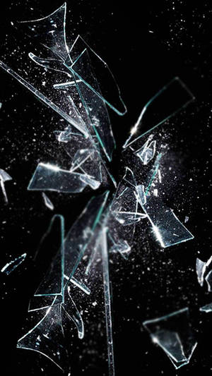 Live Broken Glass Wallpaper