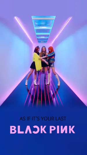 'live Life Like It's Your Last' - Blackpink Wallpaper