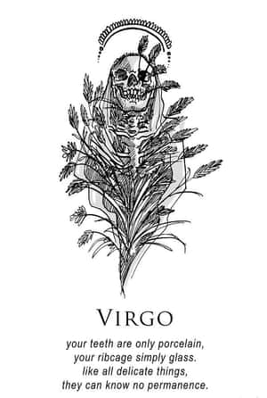 Live The Beauty Of Perfection - Virgo Aesthetic Wallpaper