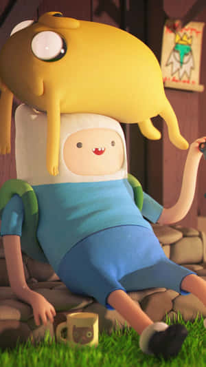 Live The Fun Of Adventure Time With An Iphone Wallpaper