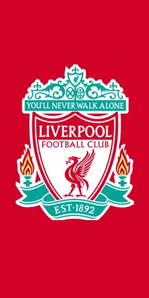 Liverpool 4k Logo With Motto Wallpaper