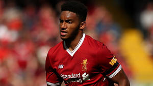 Liverpool Fc Football Player Joe Gomez Wallpaper