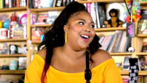 Lizzo Tiny Desk Concert Wallpaper