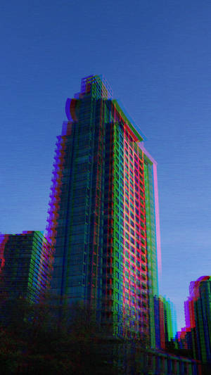 Lo Fi Iphone Trippy Building Wallpaper