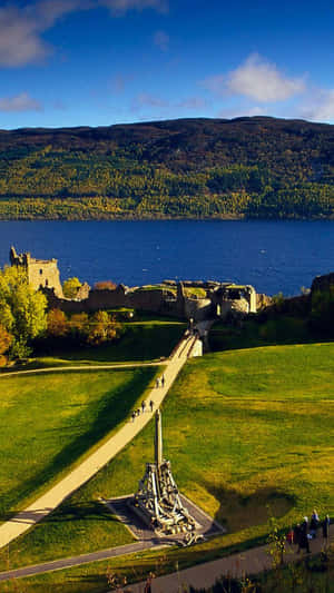 Loch Ness Lake Portrait Wallpaper