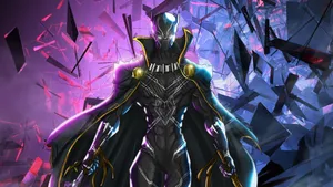 Lofty Mountains And Ancient Trees In Black Panther Landscape Wallpaper