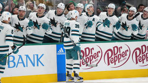 Logan Couture And San Jose Sharks Players Wallpaper