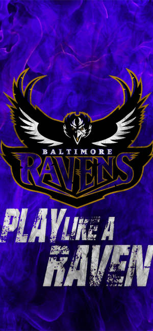 Logo Of Baltimore Ravens Football Team Wallpaper