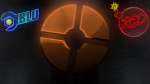 Logo Of First-person Shooter Video Game, Team Fortress 2 Wallpaper