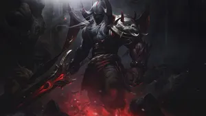 Lol 1920 X 1080 Gaming Demonic Aatrox Wallpaper
