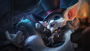 Lol 1920 X 1080 Gaming Gentleman Gnar Wallpaper