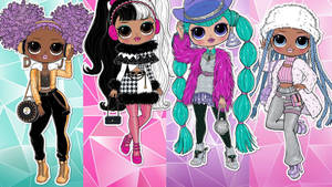 Lol Dolls 24k D.j. Dollie Cosmic Nova And Snowlicious Wallpaper