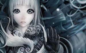 Lonely Yet Beautiful Anime Girl Wallpaper