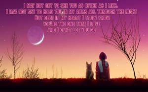 Long Distance Relationship Quote Wallpaper